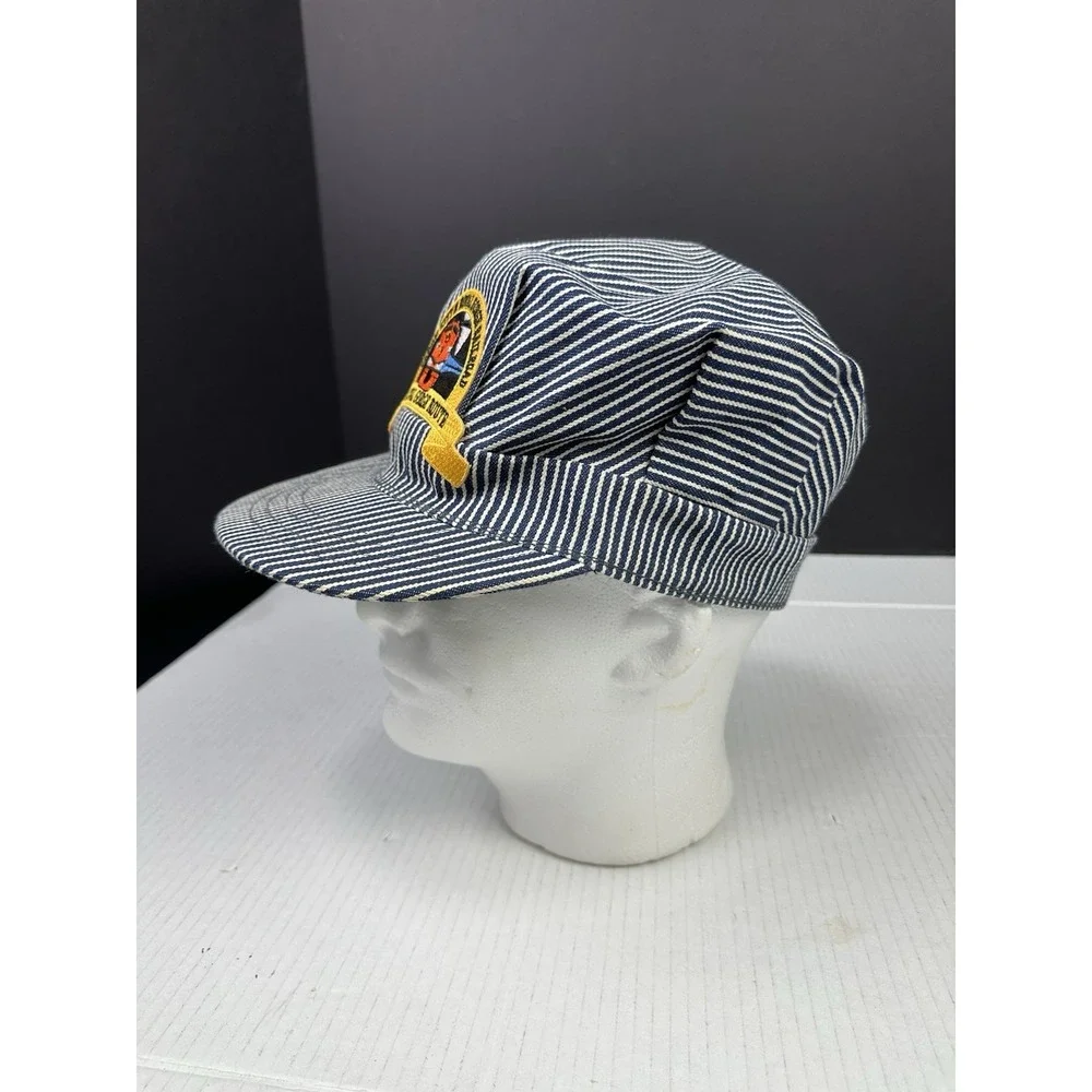 VTG Made In USA‎  Canon City & Royal Gorge Railroad Conductor Hat Size Large